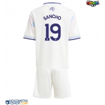 Otroški Nogometni dresi Aston Villa Jadon Sancho #19 Tretji 2025-26 Kratek Rokav (+ Kratke hlače)